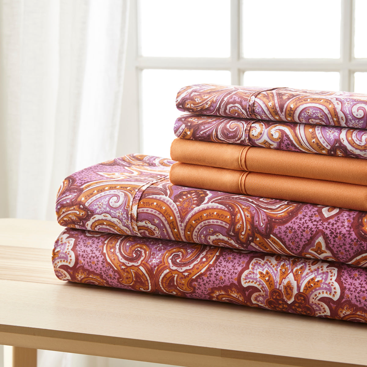6PC Microfiber Traditional Sheet Set | Spirit Linen
