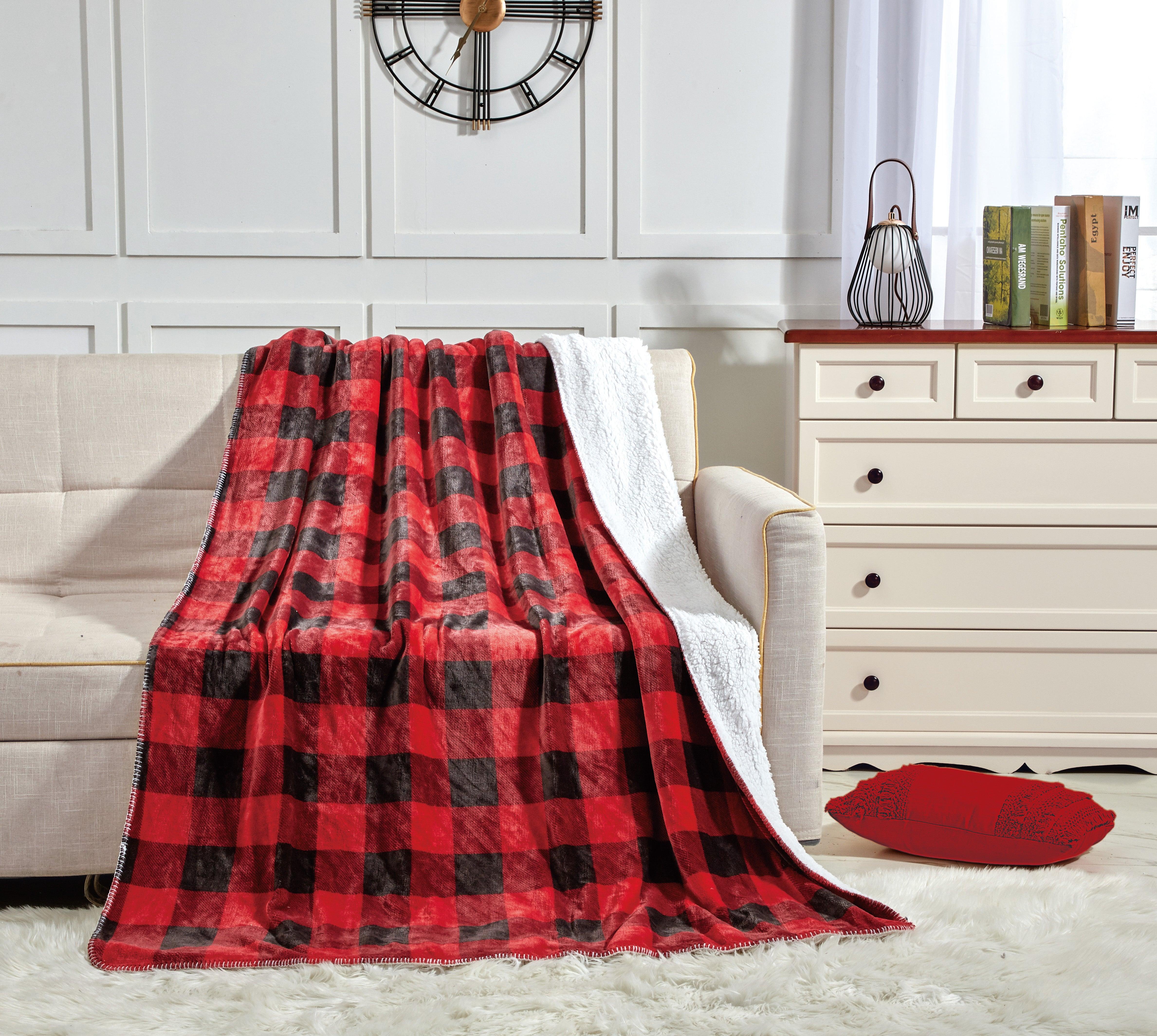 Ultra Soft Oversized Plush Altitude Throw Blanket - Stylish Home Décor for Bed or Couch