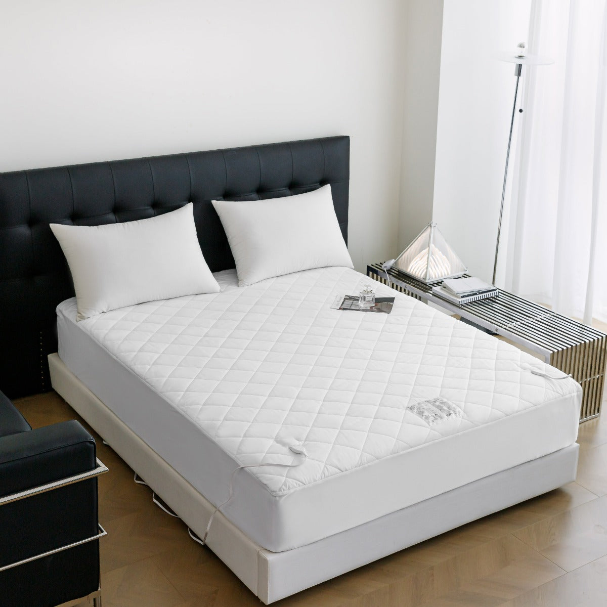 Heated Comfort Mattress Pad - White | Spirit Linen