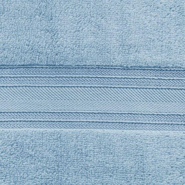 4 Piece Cotton Bath Towels Set | Spirit Linen -  Baby Blue