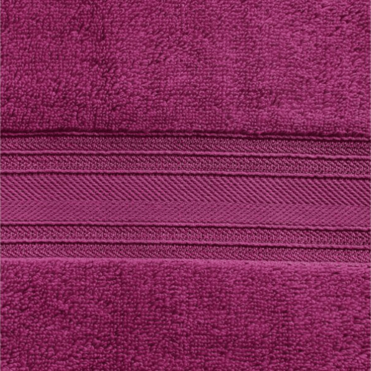 Blissful Bath 6 Piece Plush  Cotton Bath Towel Set | Spirit Linen - Raspberry