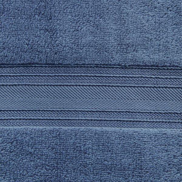 4 Piece Cotton Bath Towels Set | Spirit Linen -  Infinity Blue