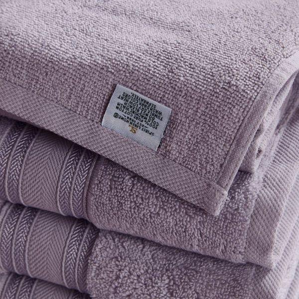 4 Piece Cotton Bath Towels Set | Spirit Linen -  Nirvana