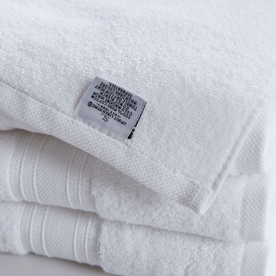 18pc Cotton Bath Towels Set | Spirit Linen - White