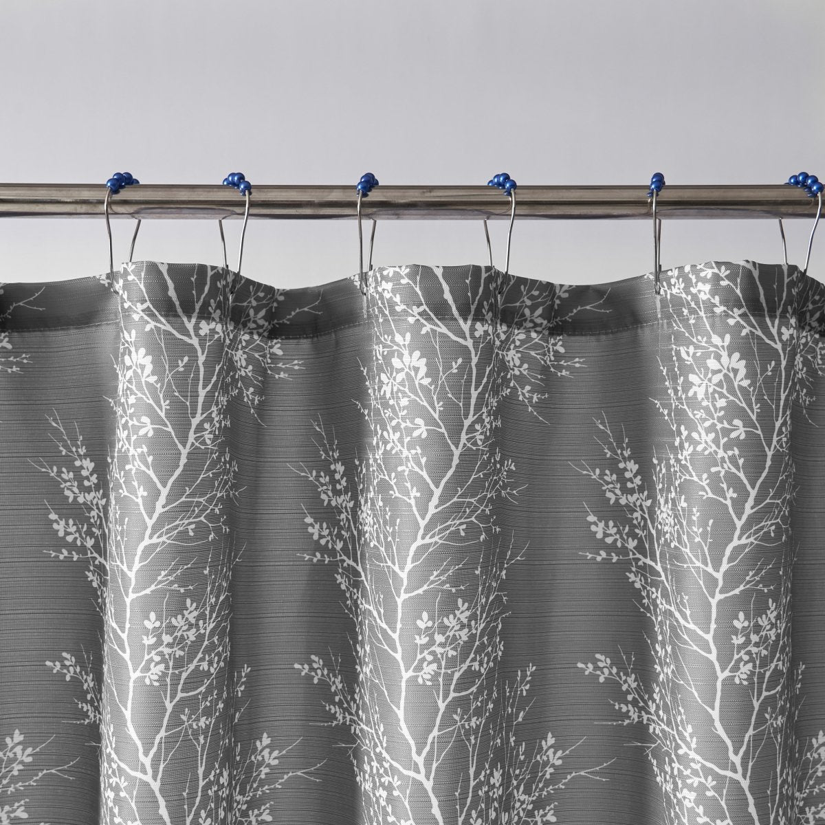 1pc Polyester Shower Curtain Set - Spirit Linen - Grey