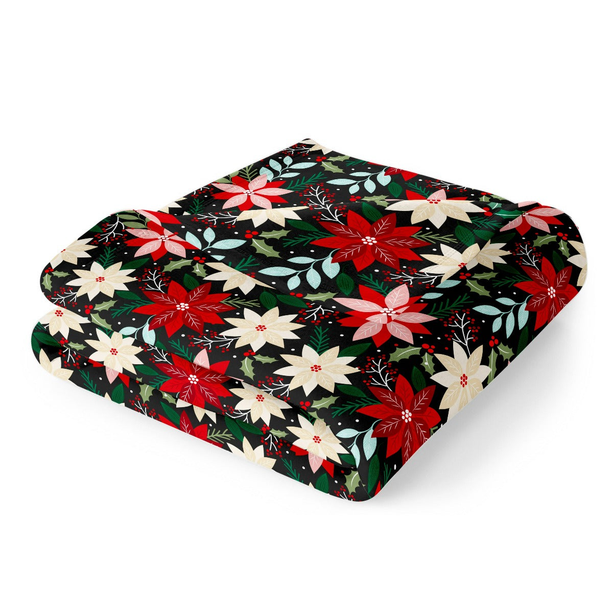 Ultra Soft Oversized Plush Holiday Throw Blanket - Stylish Home Décor for Bed or Couch