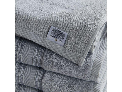 Blissful Bath 6 Piece Plush Cotton Bath Towel Set - Spirit Linen