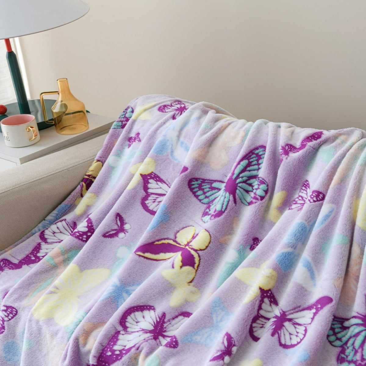 Glow in the discount dark butterfly blanket