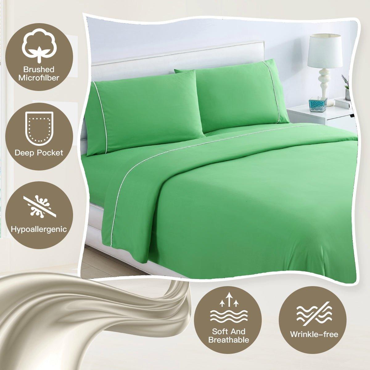 Bed Pillow Insert, Lightweight Soft Brushed Microfiber Polyester