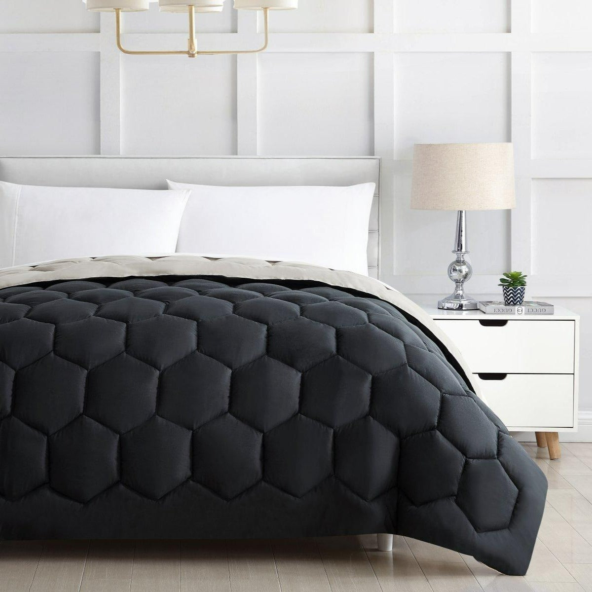 Honeycomb comforter online king