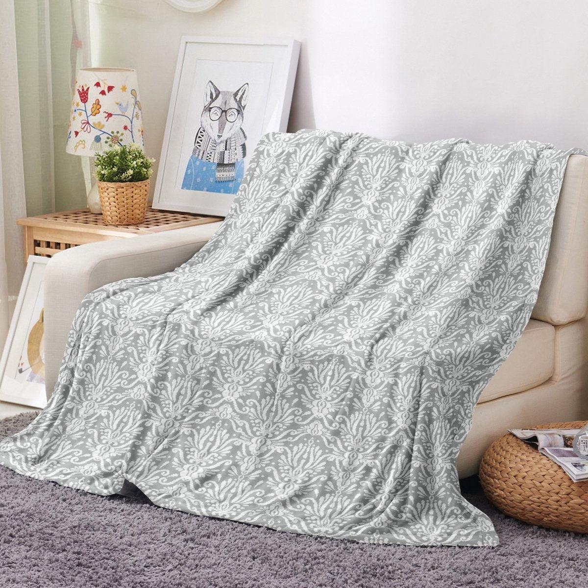 Ultra Soft Oversized Plush Core Throw Blanket - Stylish Home Décor for Bed or Couch - Spirit Linen