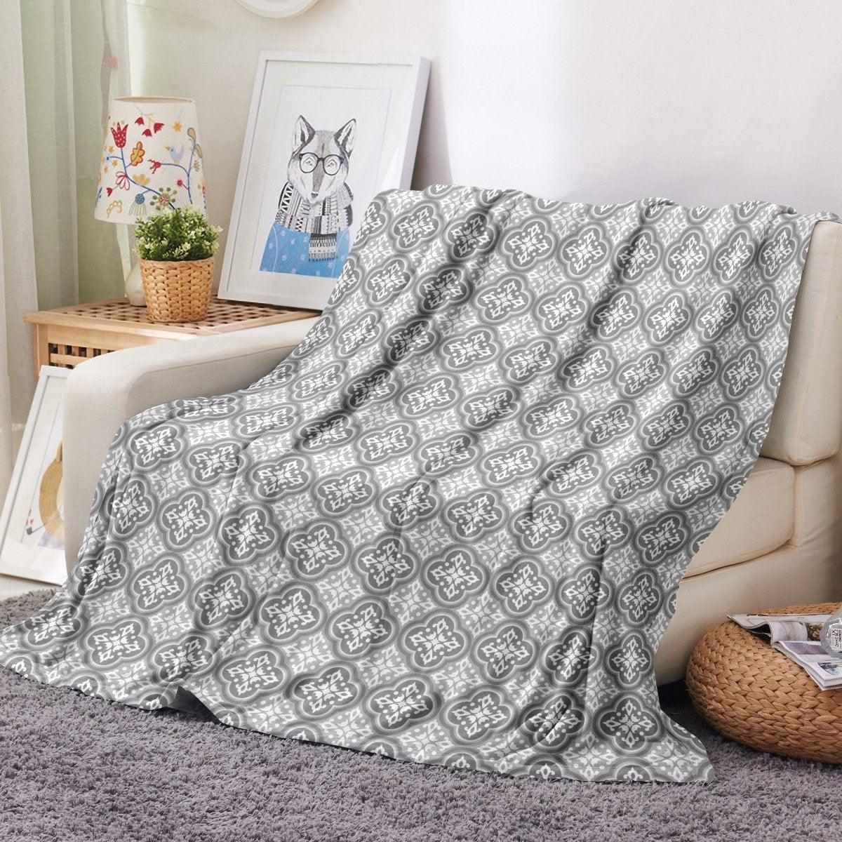 Ultra Soft Oversized Plush Core Throw Blanket - Stylish Home Décor for Bed or Couch - Spirit Linen