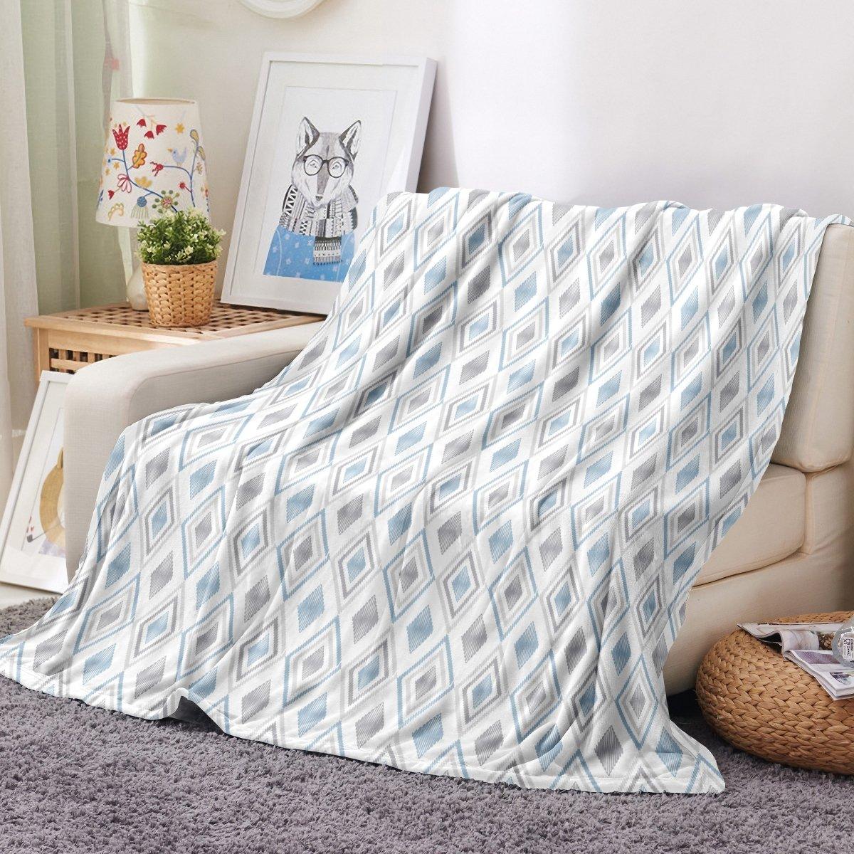 Ultra Soft Oversized Plush Core Throw Blanket - Stylish Home Décor for Bed or Couch - Spirit Linen