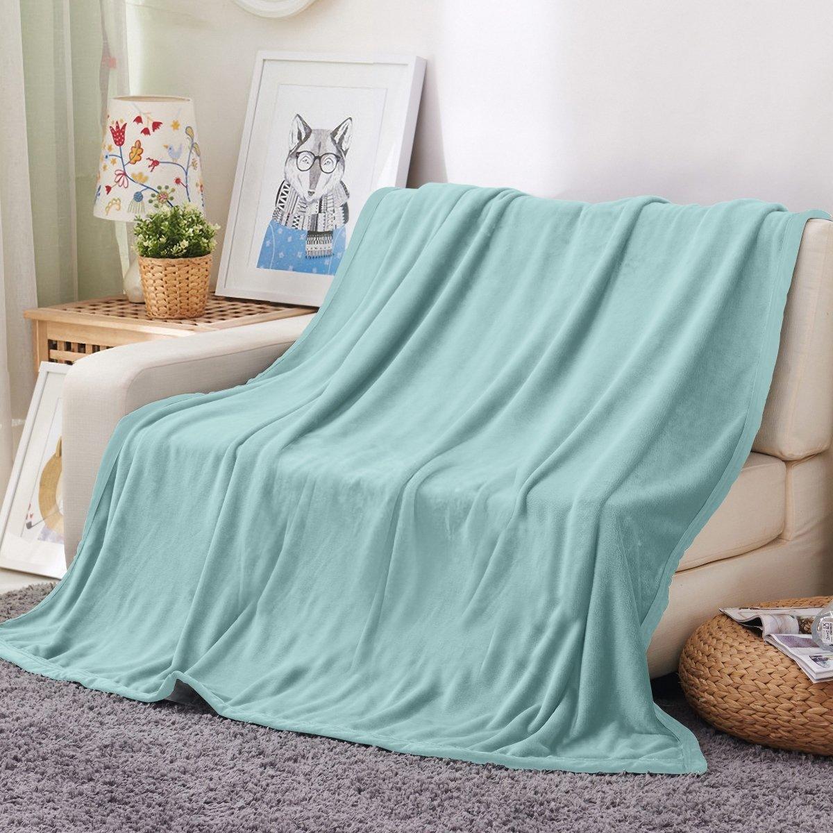 Ultra Soft Oversized Plush Solid Throw Blanket - Stylish Home Décor for Bed or Couch - Spirit Linen